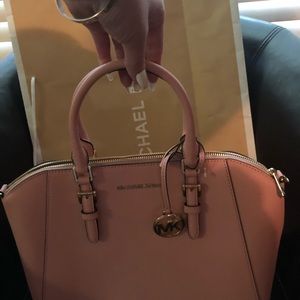 NWT MICHAEL KORS SATCHEL PINK